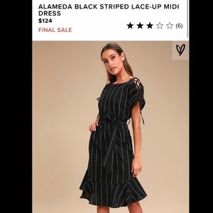Lulus black maxi dress